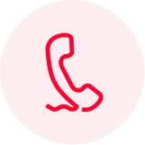 Icon of a telephone
