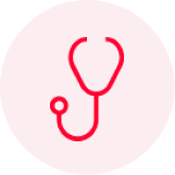 Icon of a stethoscope