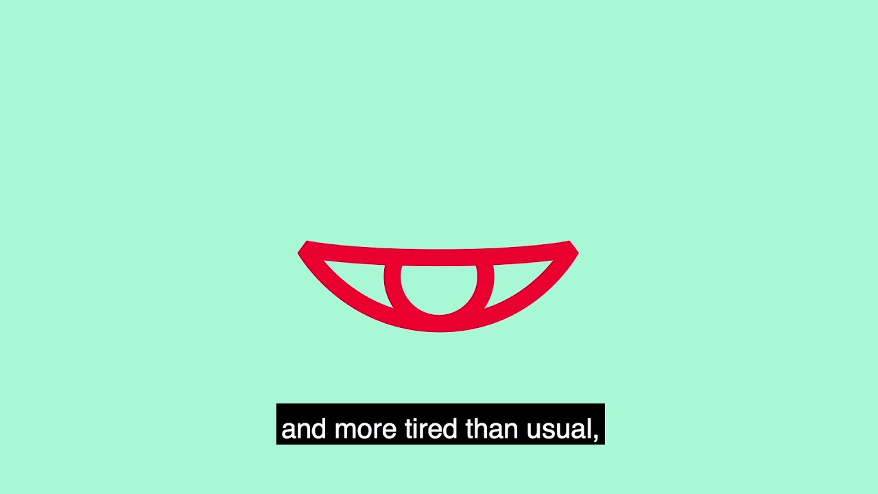 Thumbnail with a light green background and red icon of an eye