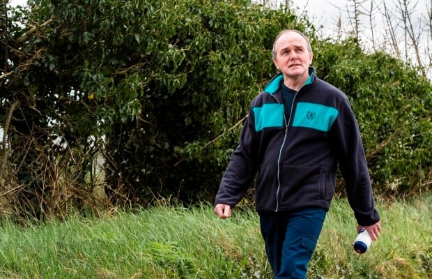 Stephen walking in nature