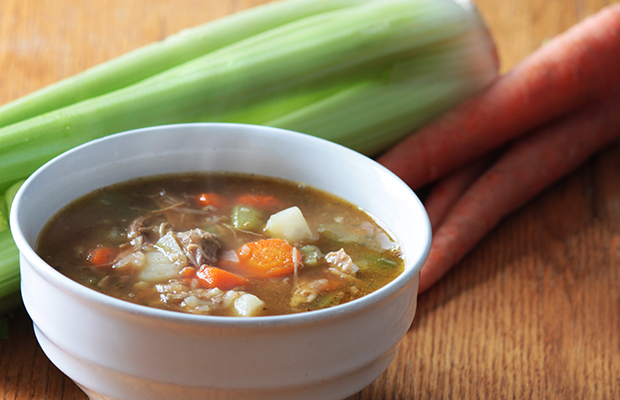 A bowl of soup