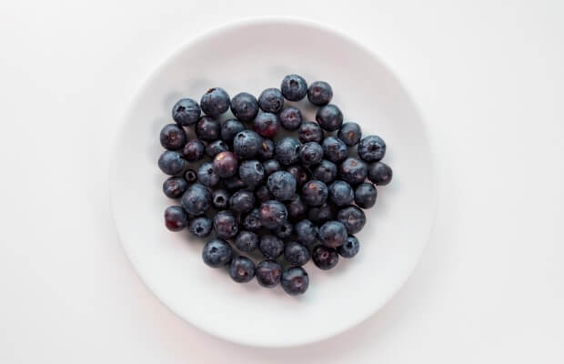 100 calories in blueberries