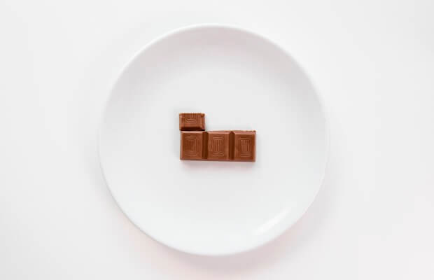 100 calories in milk chocolate